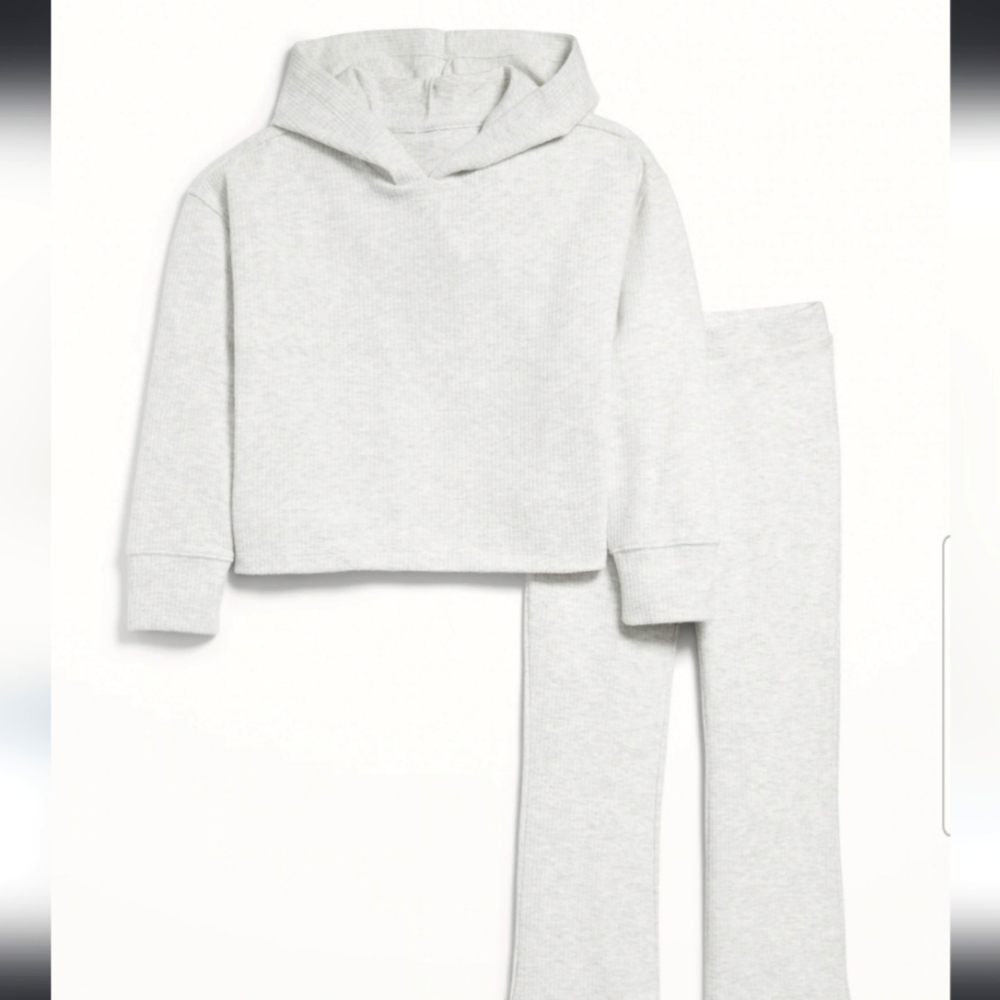 Girls Old Navy size XL cozy hoodie and flare pants set NWT